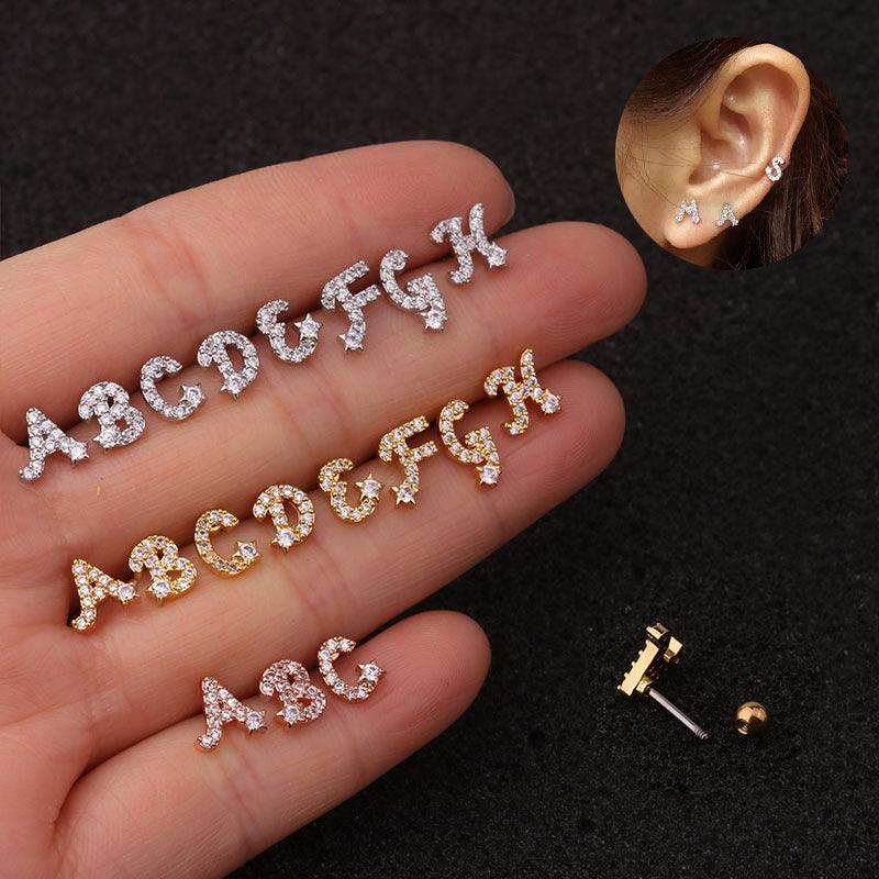 Alphabet Earrings - Saphyr