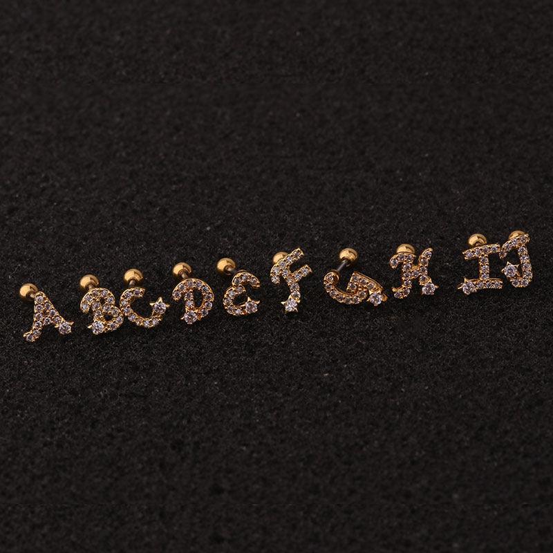 Alphabet Earrings - Saphyr