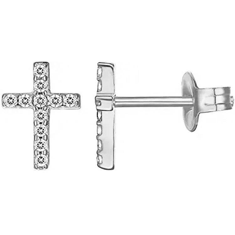 Cross Earrings - Saphyr