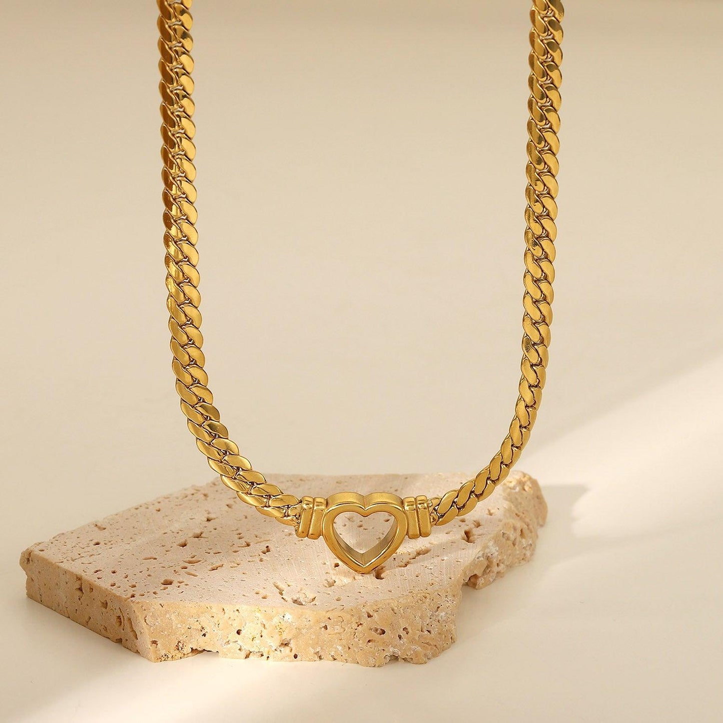 Heart Necklace - Saphyr