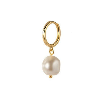 White Pearl Earrings - Saphyr